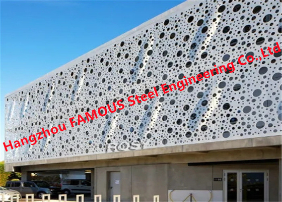 China Perforated Screening Wall Panels PVDF Coated Aluminum Honeycomb Panel 20mm supplier