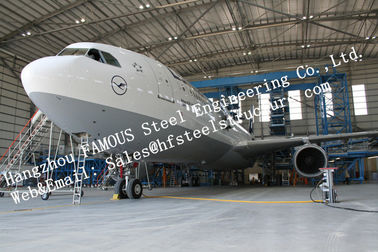 China Hot Galvanized Steel Shed Aircraft Hangar Buildings For Airplanes / Air Terminals supplier