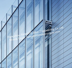 China Double Layer Insulation Glass Curtain Wall Stick Built System Transparant supplier