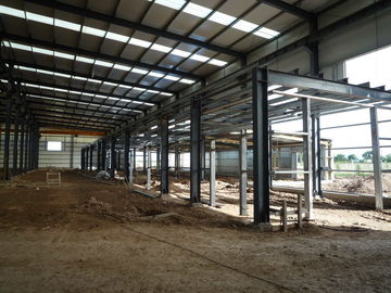 China Prefabricated industrial commercial steel buildings / residential steel structure building supplier