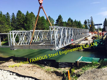 China Customized Steel Bailey Bridge Portable Modular Structural Steel Bridge supplier