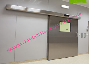 China Lightweight Stainless Sliding Door Smart Access System With Polyurethane Core Door Panel supplier