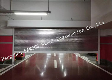 China Automatic Galvanized Industrial Garage Doors Heavy Duty Steel Roller Shutter Door For Underground supplier