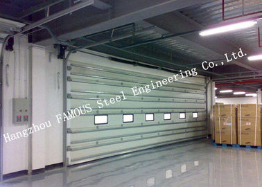 China Vertically Opening Transparent Industrial Garage Doors With Flexible Curtain Shutter Doors supplier