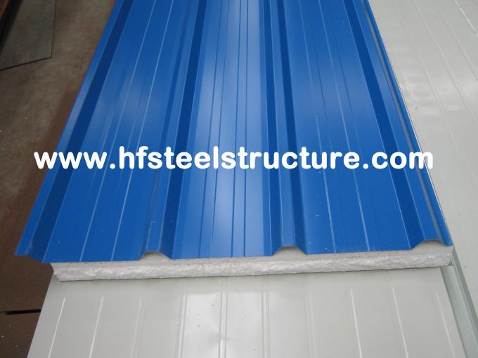 EPS / PU Metal Roofing Sheets With Color Steel Sandwich Panel 0