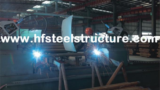 Steel Workshop / Warehouse Structural Steel Fabrications Multifunctional Double Span 10