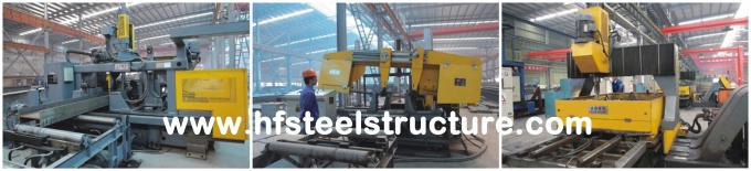 Customized Perfab Industrial Steel Workshop With Q345 Column And Beam , Q235 Purlin And Girt 11
