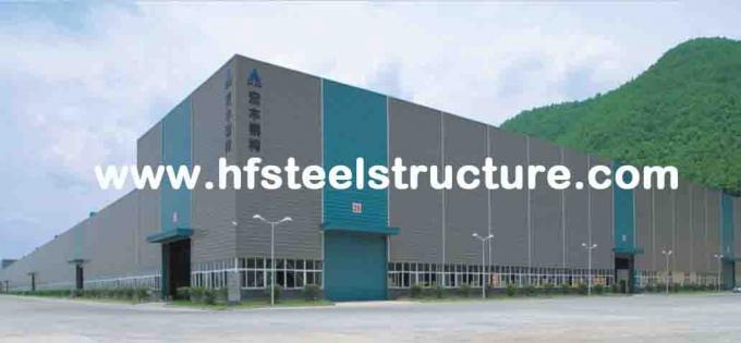 Structural Steel Buildings Frames Fabricated By Cutting , Drilling , Welding 18