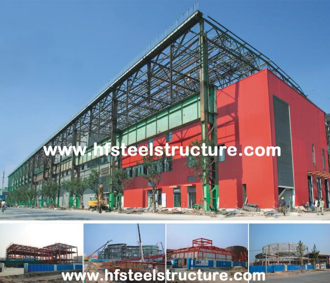 Arch Style Commercial Steel Buildings,Cold Rolled Steel Lightweight Portal Frame Buildings 3