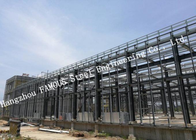Prefabricated Modular Industrial Steel Buildings Size Customized Fast Installation 0