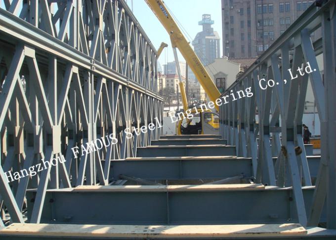 Modern Style Prefabricated Modular Steel Bailey Bridge Galvanized Surface Treatment 0
