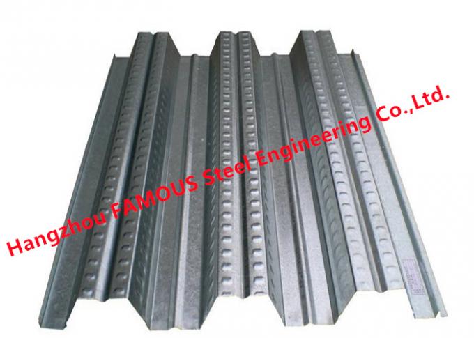 High Strength Bearing Composite Floor Deck Galvanized Metal For Steel Structure Building 0