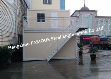 China Multi Floor Prefab Container House , Flat Pack Homes For Outdoor Leisure And Tourism supplier