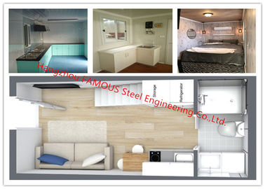 China Luxury Decoration Prefab Modular House Building With Bathroom / Kitchen / Washbasin / Bedroom supplier