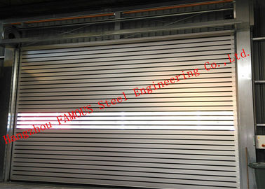 China Indoors PVC Fast Rapid Rise Door And Outdoors Hard Metal High Speed Rolling Shutter Door supplier