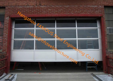 China Motorized Aluminum Insulated Tempered Glass Full View Overhead Garage Door supplier