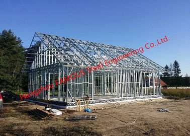 China Galvanized H - Beam Steel Structure Framing Systems For Workshop Or Villa House supplier