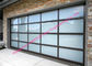Motorized Aluminum Insulated Tempered Glass Full View Overhead Garage Door supplier