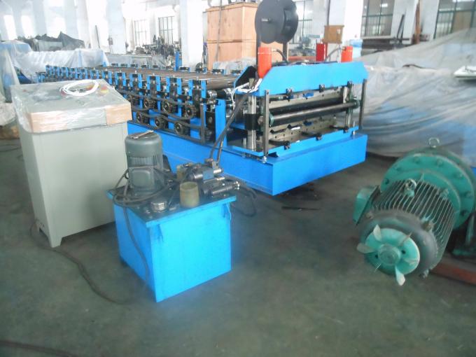  Corrugated Roll Forming Machine By Chain / Gear 4