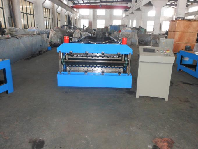 Corrugated Roll Forming Machine By Chain / Gear 5