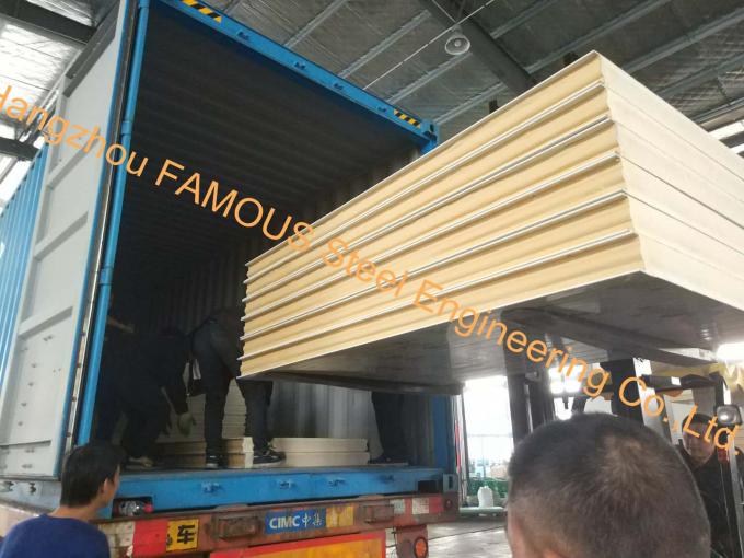 OEM Cold Storage Project Cold Storage Room Freezer Unit For Meat With PU Sandwich Panels 0