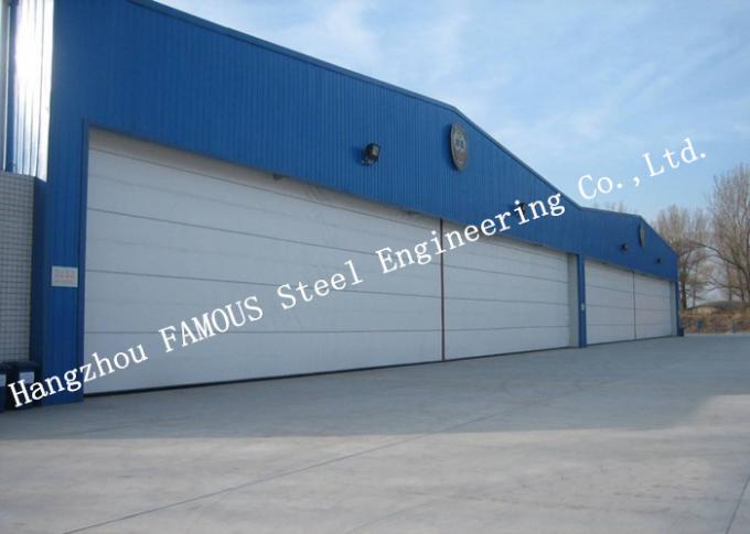 Hydraulic / Electrical Aircraft Hanger Door And Aviation Building Airplane Bifold Doors Vertical Lifting Systems 0