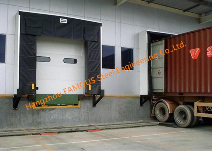 Commercial PVC Doors With Folding Rubber Seal For Logistic Unloading Platform Use 0