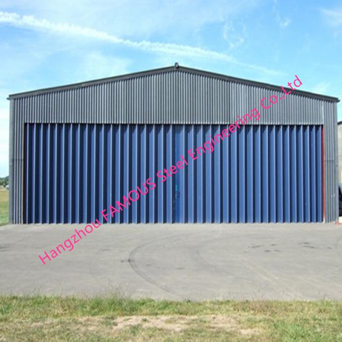 Stable Triangular Seal Vertical Hinged Door Sectional Leaves Folding Sliding Hangar Doors 0