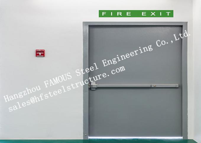Residential Steel Fire Resistant Industrial Garage Doors With Remote Control 0