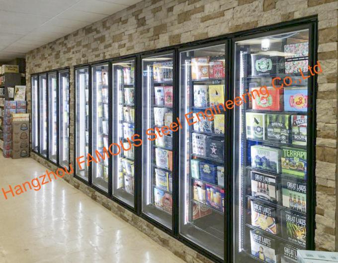 Supermarket Multideck Heated Glass Door For Cold Room / Refrigerator Parts / Freezer 5